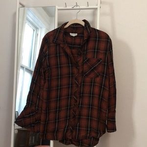 Plaid button down